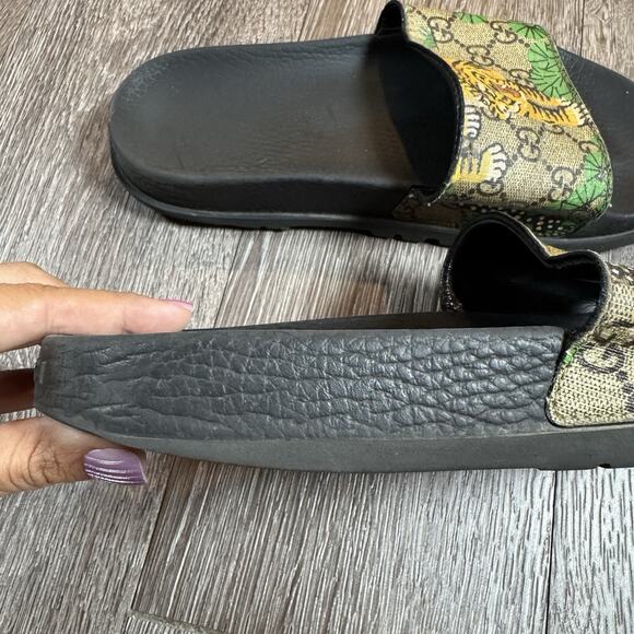 Gucci Slides Flip Flops Bengal Tiger Mens Size 6 main image 13